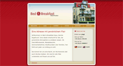 Desktop Screenshot of bedandbreakfastcologne.de