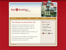 Tablet Screenshot of bedandbreakfastcologne.de